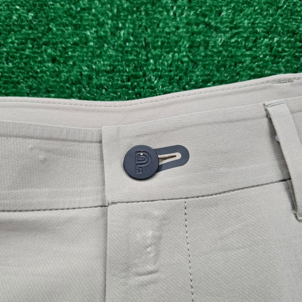 Public Rec Pants Mens 38x30 Beige Chino Flat Front Performance Golf Casual - Picture 4 of 16